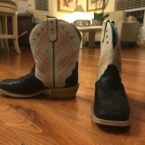 Colorful Cowboy Boots with Sparkle